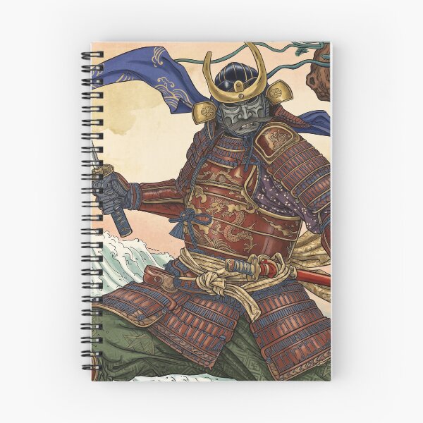 Item preview, The Dragon Crest - Armored Samurai Warrior Ukiyo-e Art designed and sold by whiteblackcat.