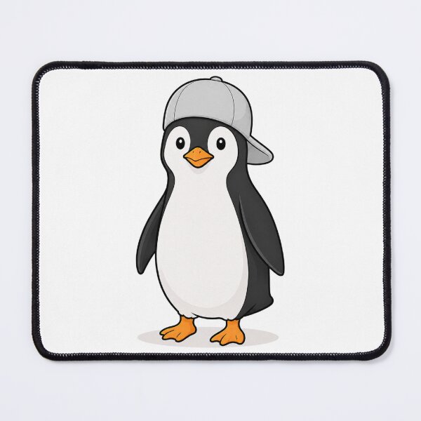 Item preview, Pepe the Penguin – Cute Penguin with Light Gray Cap designed and sold by LittleGinnyArt.