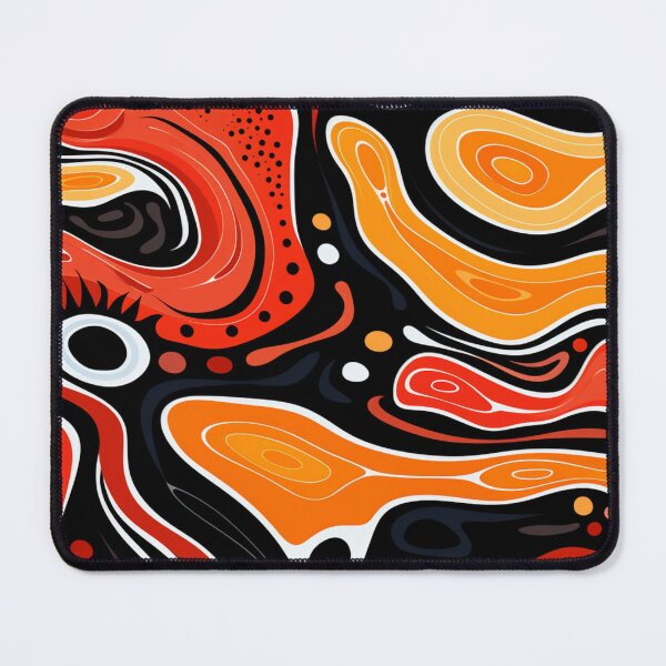 Item preview, Australian Aboriginal Style Fluid Dot Art Organic Pattern designed and sold by GrinGalore.