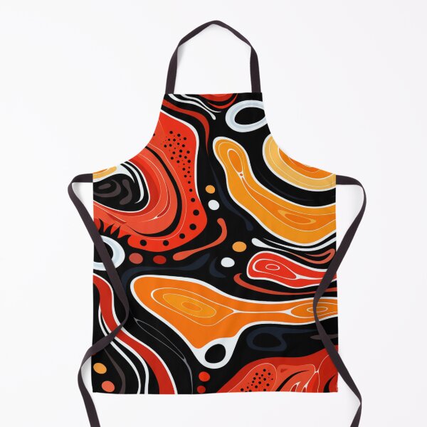 Item preview, Australian Aboriginal Style Fluid Dot Art Organic Pattern designed and sold by GrinGalore.