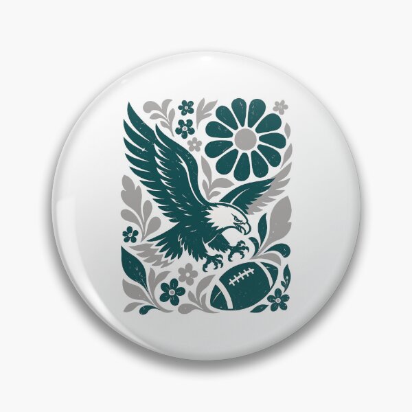 Item preview, Eagle Football Floral Boho Graphic designed and sold by Centano94.