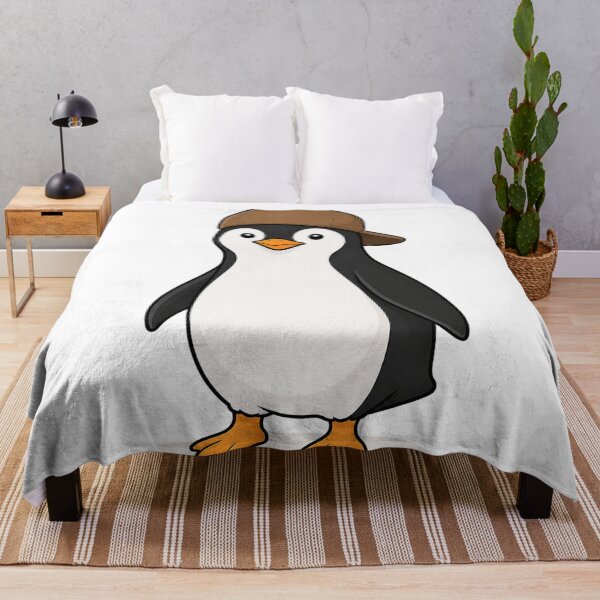 Item preview, Pepe the Penguin – Cute Penguin with Brown Cap designed and sold by LittleGinnyArt.