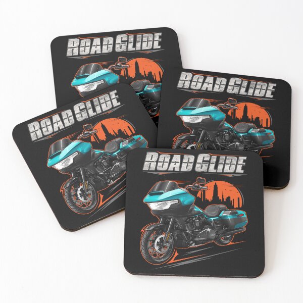 Item preview, Motorcycle Road Glide FLTRX 2026 Teal Thunder + Vivid Black + Black for Motorcycle Riders designed and sold by MotoApparelHub.