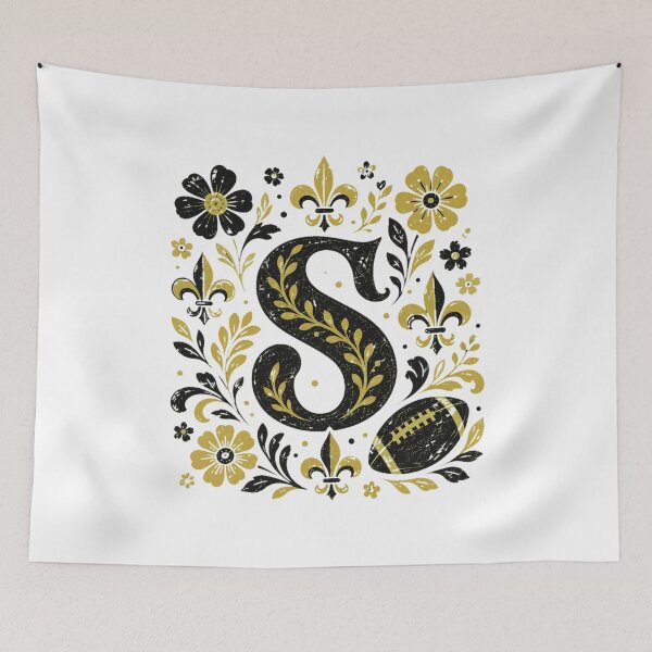Item preview, Monogram S Floral Football Sweatshirt designed and sold by yirwin095.