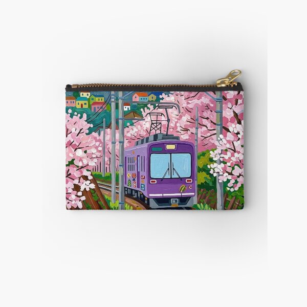 Item preview, Cherry Blossom Landscape Acrylic Print | Japan Travel Poster | Japanese designed and sold by POSTERIOCREW.