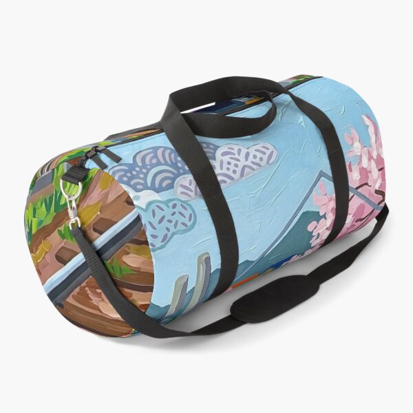 Item preview, Cherry Blossom Landscape Acrylic Print | Japan Travel Poster | Japanese designed and sold by POSTERIOCREW.