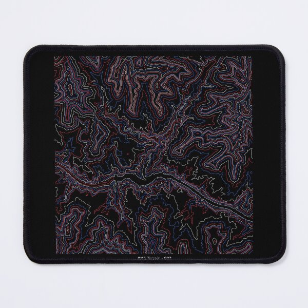 Item preview, KM6 Terrain 002 – Mystery Contour Map Art designed and sold by KissMy6 Industries.