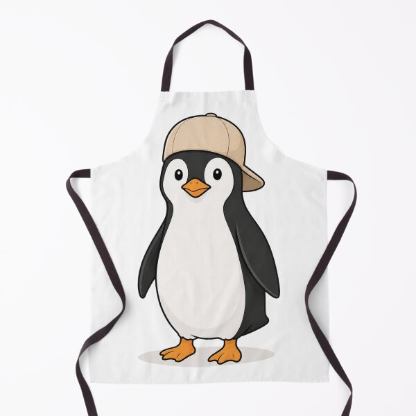 Item preview, Pepe the Penguin – Cute Penguin with Beige Cap designed and sold by LittleGinnyArt.
