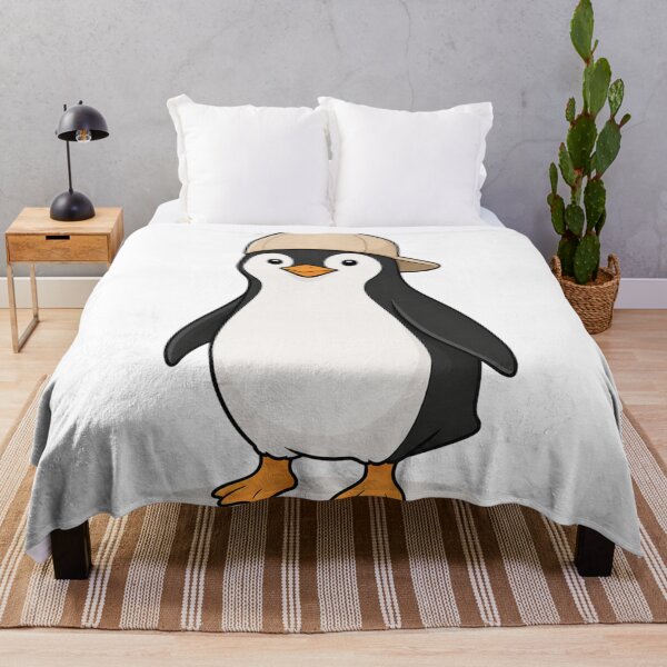 Item preview, Pepe the Penguin – Cute Penguin with Beige Cap designed and sold by LittleGinnyArt.