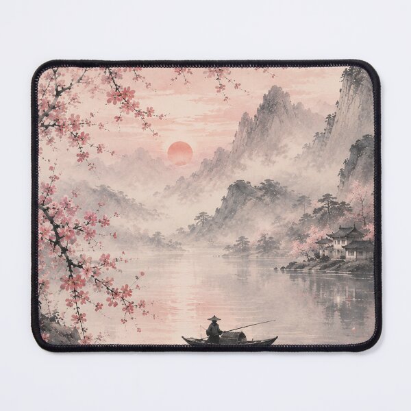 Item preview, misty lake at dawn designed and sold by archeliraiden.