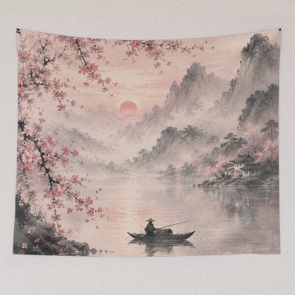 Item preview, misty lake at dawn designed and sold by archeliraiden.