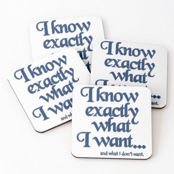 Item preview, I know exactly what I want - 5 designed and sold by Yamy Morrell Art and Design.