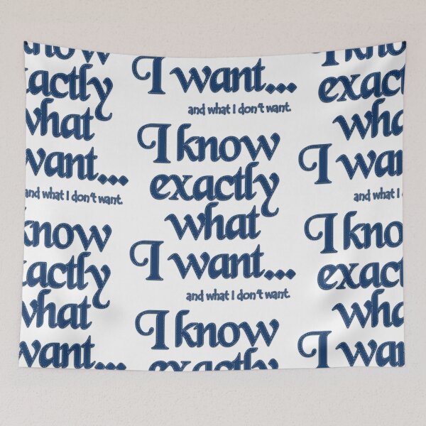 Item preview, I know exactly what I want - 5 designed and sold by Yamy Morrell Art and Design.