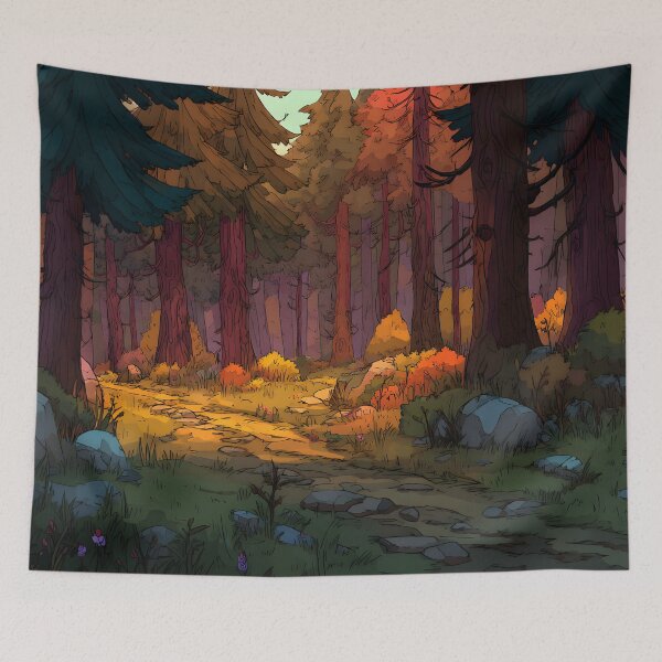Item preview, Forest illustration designed and sold by ScienceRex.