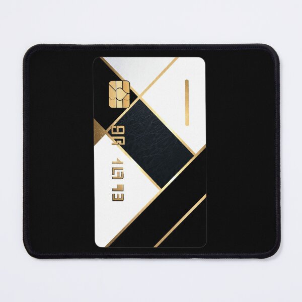 Item preview, Black Card Elite – Luxury Gold & Minimalist Credit Card Design designed and sold by GeoBeast.