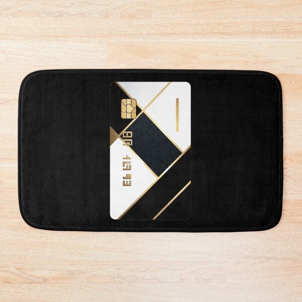 Item preview, Black Card Elite – Luxury Gold & Minimalist Credit Card Design designed and sold by GeoBeast.