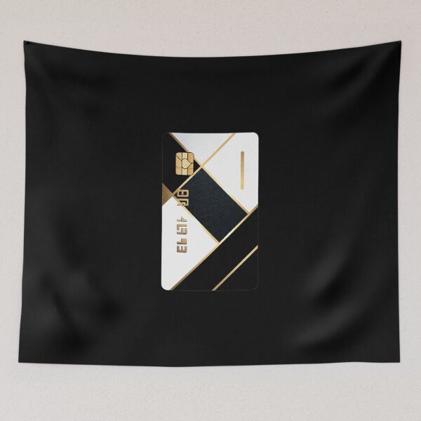 Item preview, Black Card Elite – Luxury Gold & Minimalist Credit Card Design designed and sold by GeoBeast.