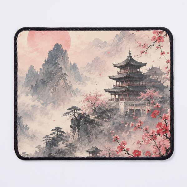 Item preview, Misty Pagoda at Blossom Lake designed and sold by archeliraiden.