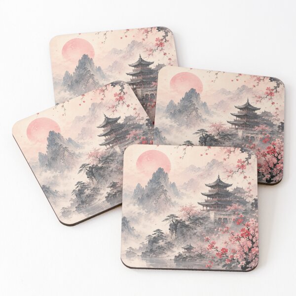 Item preview, Misty Pagoda at Blossom Lake designed and sold by archeliraiden.
