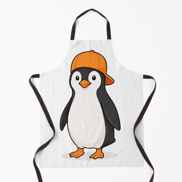 Item preview, Pepe the Penguin – Cute Penguin with Orange Cap designed and sold by LittleGinnyArt.