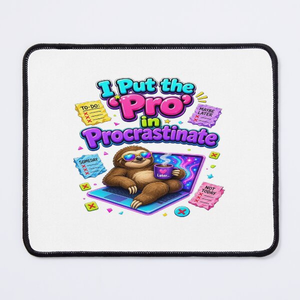Item preview, Funny Procrastination Sloth Shirt – I Put the Pro in Procrastinate designed and sold by Sushikidsntoddlers.