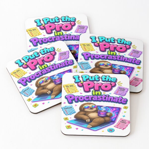 Item preview, Funny Procrastination Sloth Shirt – I Put the Pro in Procrastinate designed and sold by Sushikidsntoddlers.