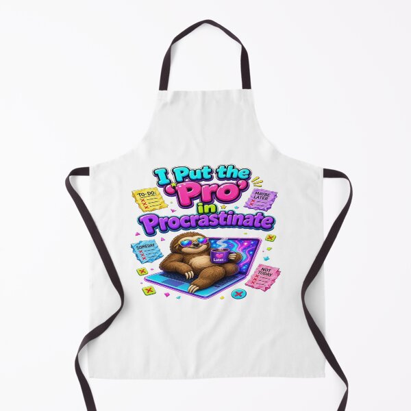 Item preview, Funny Procrastination Sloth Shirt – I Put the Pro in Procrastinate designed and sold by Sushikidsntoddlers.