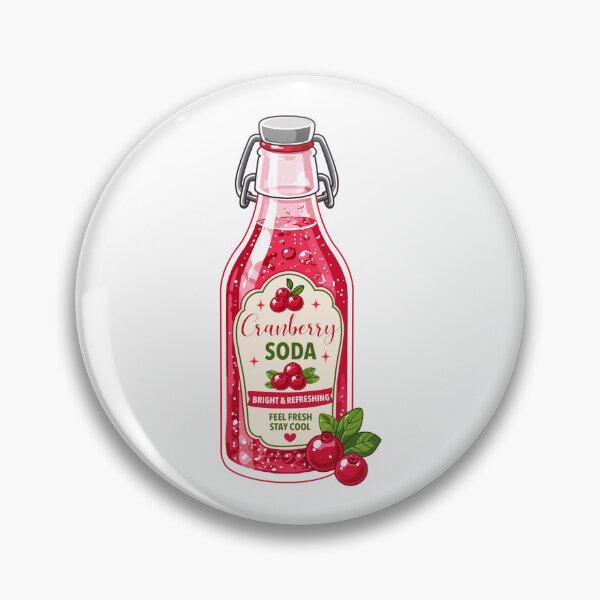 Item preview, Cute Cranberry Soda Clipart PNG designed and sold by KJackArtwork.