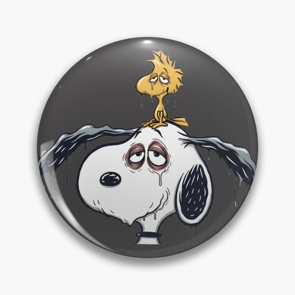 Item preview, Snoopy Woodstock Melting Drip Art | Groovy Cartoon Character Design | Best Gift designed and sold by nadeembhutta.