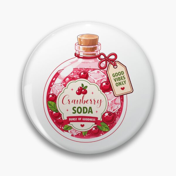 Item preview, Cute Cranberry Soda Clipart PNG designed and sold by KJackArtwork.