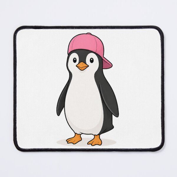 Item preview, Pepe the Penguin – Cute Penguin with Pink Cap designed and sold by LittleGinnyArt.