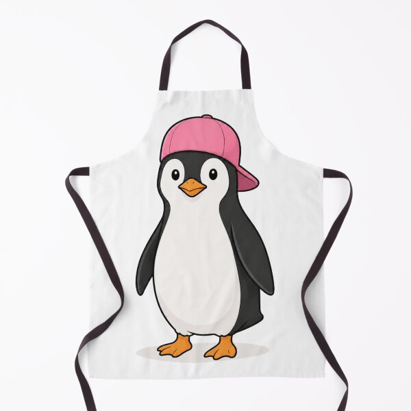 Item preview, Pepe the Penguin – Cute Penguin with Pink Cap designed and sold by LittleGinnyArt.