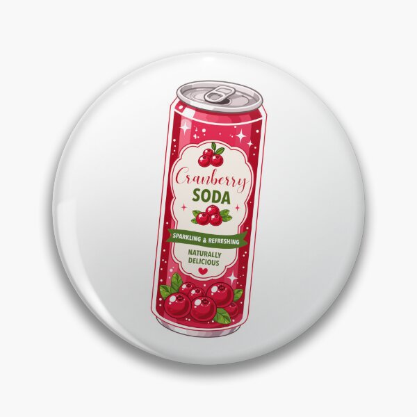 Item preview, Cute Cranberry Soda Clipart PNG designed and sold by KJackArtwork.