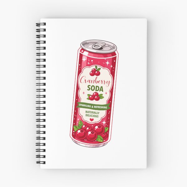 Item preview, Cute Cranberry Soda Clipart PNG designed and sold by KJackArtwork.