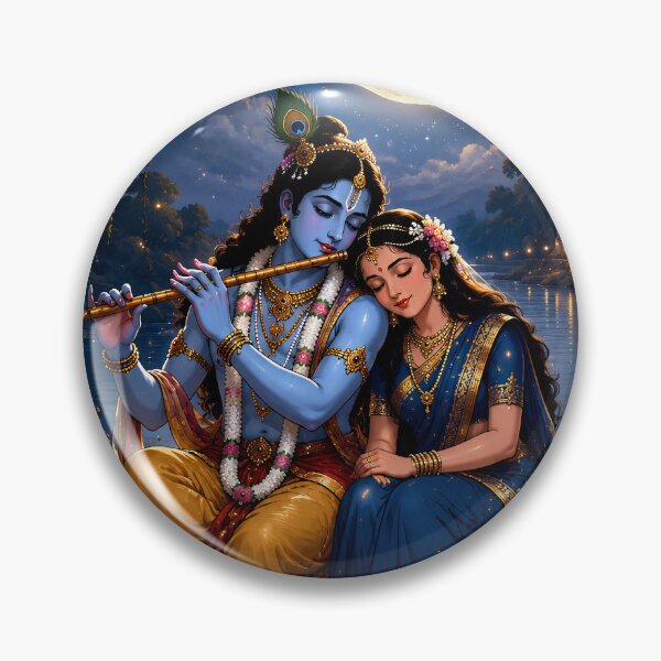 Item preview, Krishna and Radha Divine Love designed and sold by lexxclothing.