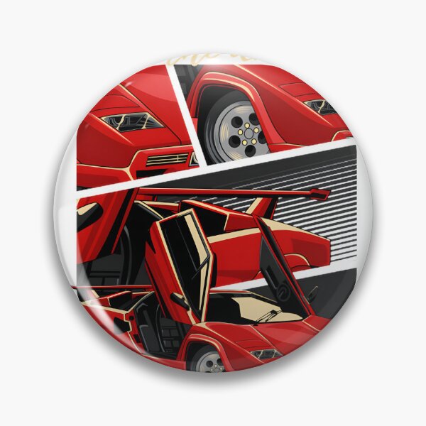 Item preview, Dream 80S Italian Exotic Sports Car Art - Wedge Icon | Perfect Gift For You And Friends designed and sold by Nawwel.