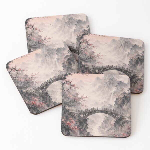 Item preview, Misty Plum Blossom Bridge Valley designed and sold by archeliraiden.