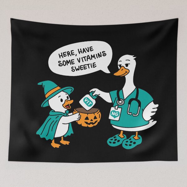 Item preview, NURSE GOOSE - HALLOWEEN designed and sold by YNELENT.