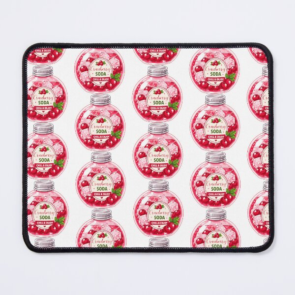 Item preview, Cute Cranberry Soda Clipart PNG designed and sold by KJackArtwork.
