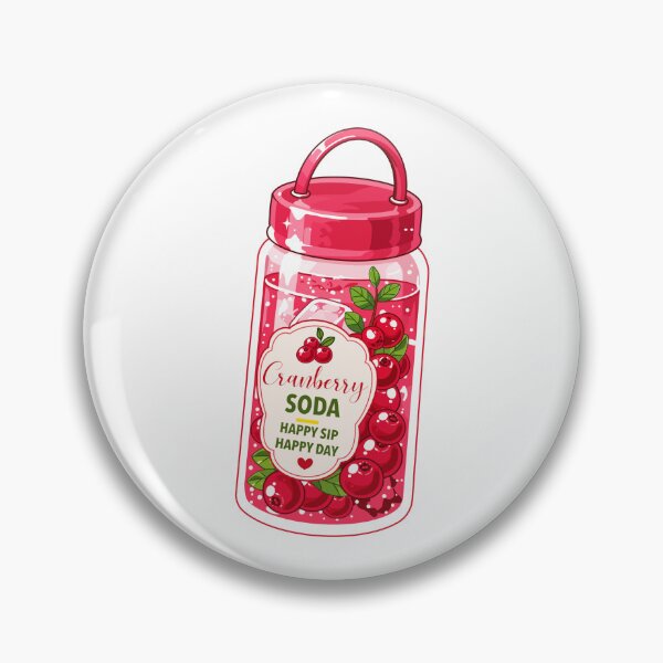 Item preview, Cute Cranberry Soda Clipart PNG designed and sold by KJackArtwork.