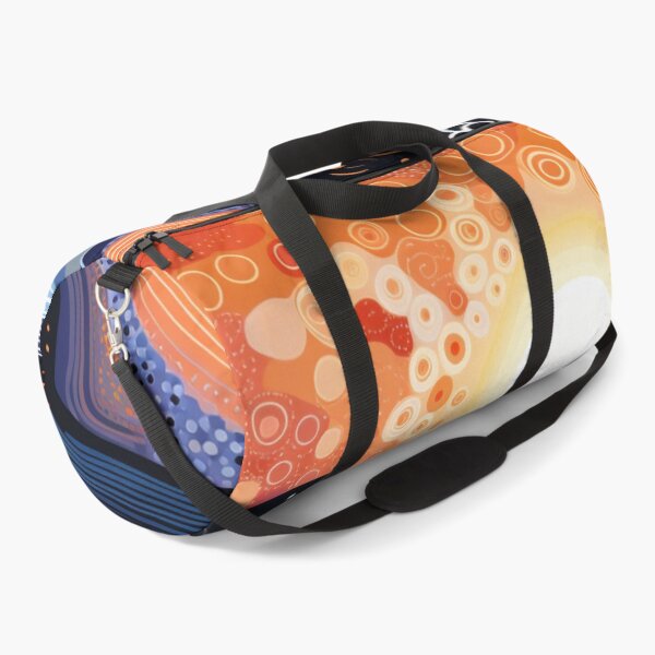 Item preview, Aboriginal Dot Art Sunset Landscape Vibrant Australian Pattern designed and sold by GrinGalore.