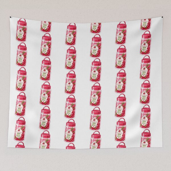 Item preview, Cute Cranberry Soda Clipart PNG designed and sold by KJackArtwork.
