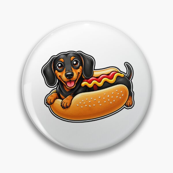 Item preview, Funny Dachshund Wiener Dog Hot dog designed and sold by WeirdlyMild.
