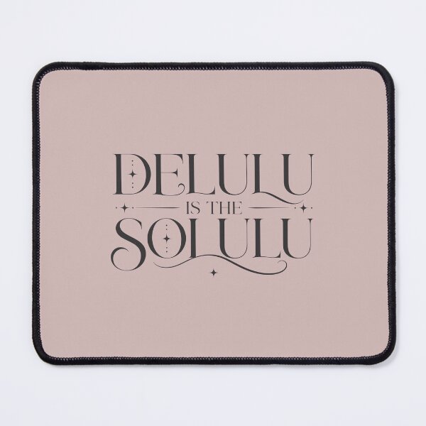 Item preview, Delulu Is The Solulu Minimalist Typography designed and sold by Whanaketanga.