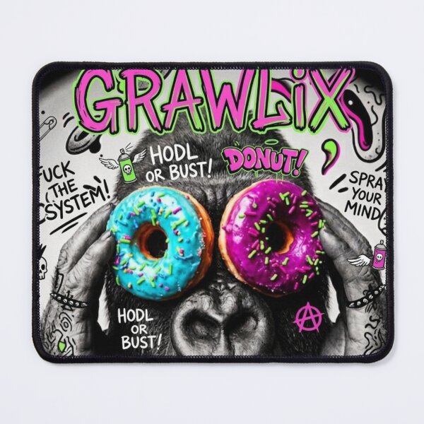 Item preview, Donouts Poster: Grr Mode Activated designed and sold by Print Fiction.