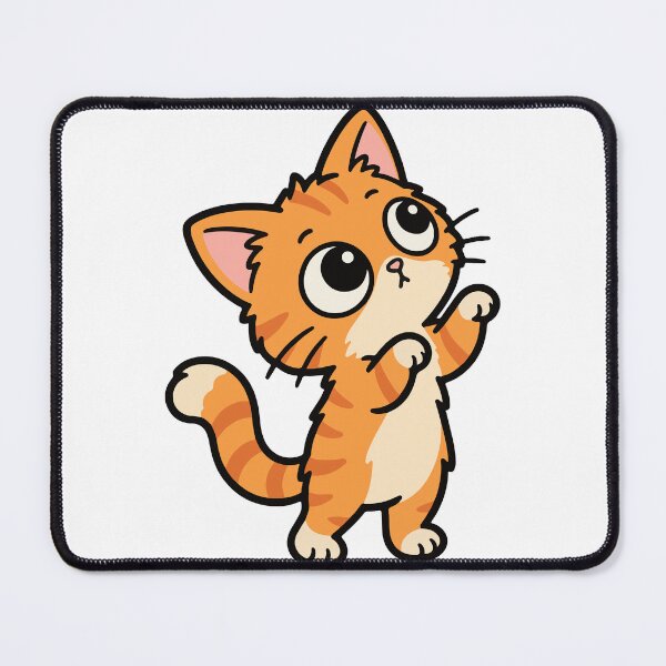 Item preview, Cute Orange Tabby Cat Looking Up Adorable Kitty designed and sold by MewMade.
