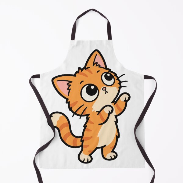 Item preview, Cute Orange Tabby Cat Looking Up Adorable Kitty designed and sold by MewMade.