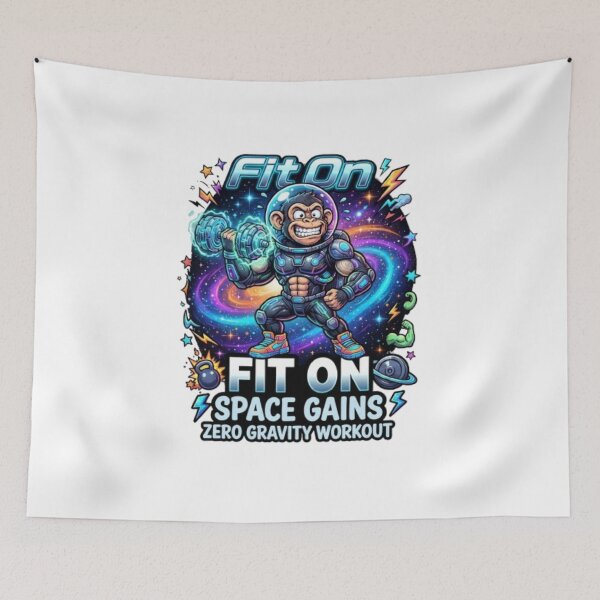 Item preview, Space Monkey Astronaut – Funny Cosmic Animal Sci Fi T-Shirt designed and sold by Fit On.