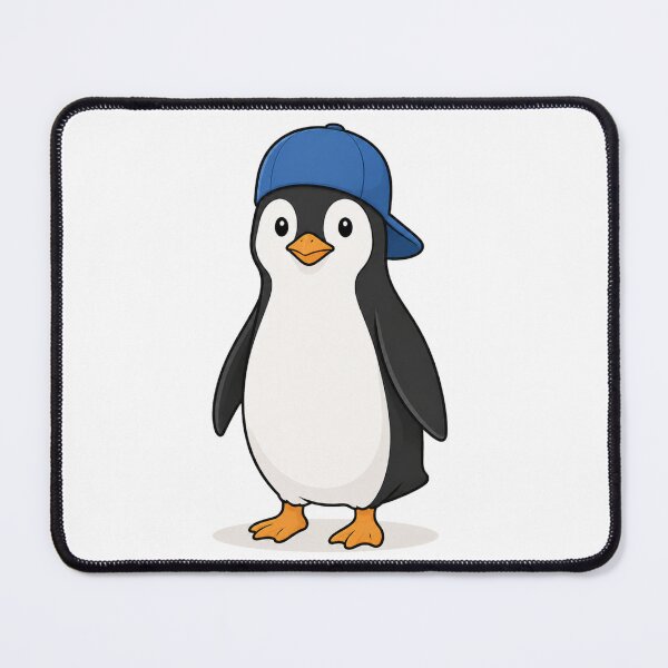 Item preview, Pepe the Penguin – Cute Penguin with Blue Cap designed and sold by LittleGinnyArt.