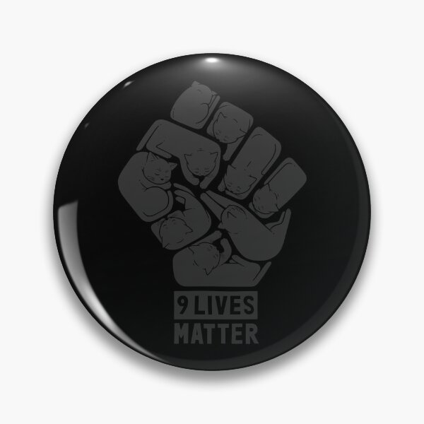 Item preview, Nine Lives Matter designed and sold by doodl-do.